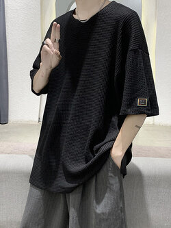 เสื้อยืดผู้ชายอ้วน S-5XL(อกเสื้อ39-51นิ้ว)