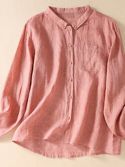 เสื้อลินิน เสื้อผ้าฝ้ายลินิน เสื้อเชิ้ตผ้าลินิน