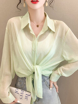 เสื้อเชิ้ตแขนยาววัยรุ่น ลายสวยๆ แบรนด์ YIL AN