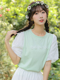 เสื้อผ้าวัยรุ่นเกาหลี เสื้อยืดวัยรุ่นผู้หญิง มีขนาด S M L XL