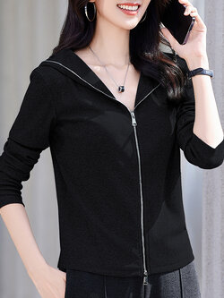 เสื้อยืดสีดำ แฟชั่น เสื้อยืด T-shirt สีดำ สวมใส่สบาย ไม่ร้อน