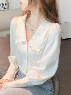 เสื้อเชิ้ตแฟชั่น เสื้อเชิ้ตชีฟอง เสื้อเชิ้ตลูกไม้ เสื้อเชิ้ตลายสวยๆ By Alier