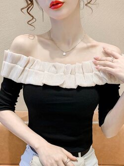 เสื้อยืดวัยรุ่นน่ารักๆ เสื้อวัยรุ่นแขนสั้น เสื้อผ้าวัยรุ่นเกาหลี แบรนด์ Wiyike