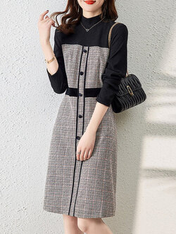 เดรสวัยผู้ใหญ่40-60ปี เดรสคุณแม่ ชุดเดรสทำงานวัยผู้ใหญ่ แบรนด์ MAMA DRESS