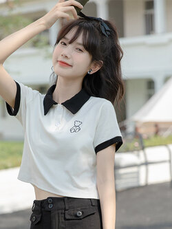 เสื้อผ้าวัยรุ่นเกาหลี เสื้อยืดวัยรุ่นผู้หญิง มีขนาด S M L XL