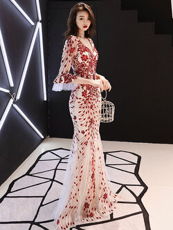 ชุดราตรี ชุดราตรีสวยหรู แบบ ทันสมัย Evening dress