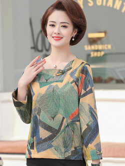 เสื้อผู้สูงอายุ เสื้อผ้าแฟชั่นสุภาพสตรีวัยผู้ใหญ่