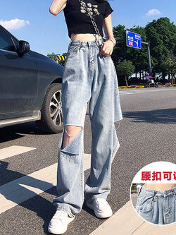 กางเกงยีนส์ กางเกงยีนส์ผู้หญิง กางเกงยีนส์แฟชั่น