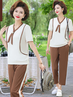 เสื้อผ้าคุณแม่วัย 60 เสื้อคนแก่ผู้หญิงวัย60