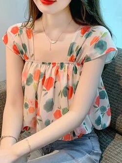 เสื้อเชิ้ตผู้หญิงใส่ทํางาน 390 บาทต่อชิ้น ฟรีค่าจัดส่ง