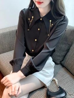 เสื้อสีดำสุภาพ เรียบหรู ดูดี เหมาะกับทุกโอกาส | เสื้อผู้หญิงสุภาพ