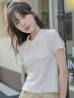 เสื้อผ้าวัยรุ่นเกาหลี เสื้อยืดวัยรุ่นผู้หญิง มีขนาด S M L XL