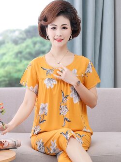 ชุดนอนคุณแม่ ชุดนอนบิ๊กไซส์ ชุดนอนคุณแม่ ชุดนอนคุณย่า ชุดนอนคุณยาย