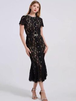 เดรสสีดำสุภาพ เรียบหรู ดูดี เหมาะกับทุกโอกาส | เดรสผู้หญิงแฟชั่นสุภาพ