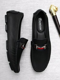 รองเท้าหนังผู้ชาย มีไซส์39-44 รองเท้าโลฟเฟอร์ชาย Slip-On Shoes