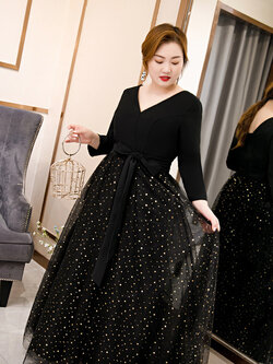 ชุดราตรีคนอ้วน ชุดราตรีไซส์ใหญ่ สาวอวบ ชุดราตรีสาวอวบ ชุดออกงานสาวอวบ ชุดออกงานคนอ้วน