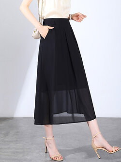 กระโปรงยาว กระโปรงยาวทรงเอ กระโปรงทำงาน