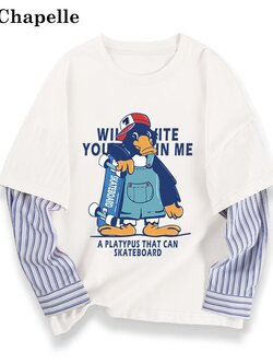 เสื้อยืดเด็ก La Chapelle แขนยาว สั่งได้ขนาด 110-160