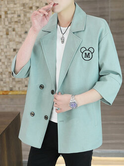 สูท Blazers ผู้ชาย เสื้อคลุมสไตล์สูท สำหรับผู้ชาย