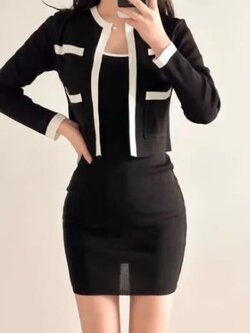 เดรสสีดำสุภาพ เรียบหรู ดูดี เหมาะกับทุกโอกาส | เดรสผู้หญิงแฟชั่นสุภาพ