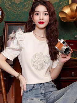เสื้อเชิ้ตผู้หญิงใส่ทํางาน 390 บาทต่อชิ้น ฟรีค่าจัดส่ง