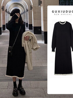 เดรสแขนสั้นมีไซส์L-4XLอก38-47นิ้ว