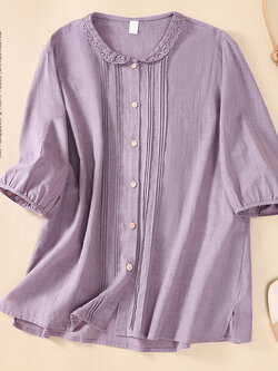 เสื้อลินิน เสื้อผ้าฝ้ายลินิน เสื้อเชิ้ตผ้าลินิน