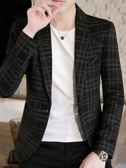 สูท Blazers ผู้ชาย เสื้อคลุมสไตล์สูท สำหรับผู้ชาย