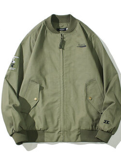 เสื้อแจ็คเก็ตเบสบอล เสื้อคลุม เสื้อแขนยาวสไตล์เกาหลี