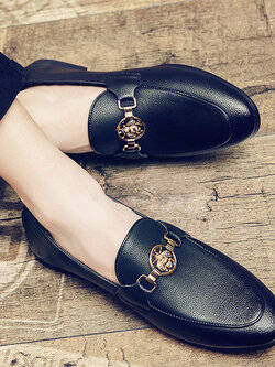 รองเท้าหนังผู้ชาย มีไซส์39-44 รองเท้าโลฟเฟอร์ชาย Slip-On Shoes