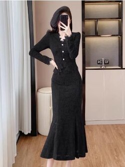 เดรสสีดำสุภาพ เรียบหรู ดูดี เหมาะกับทุกโอกาส | เดรสผู้หญิงแฟชั่นสุภาพ