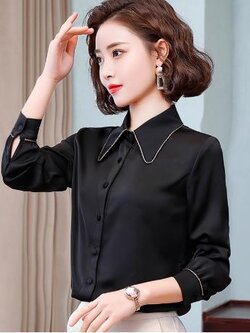 เสื้อสีดำสุภาพ เรียบหรู ดูดี เหมาะกับทุกโอกาส | เสื้อผู้หญิงสุภาพ