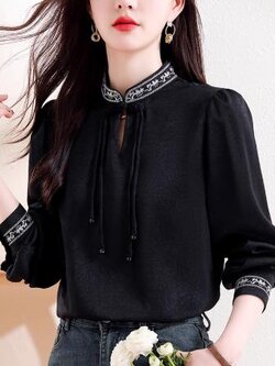 เสื้อสีดำสุภาพ เรียบหรู ดูดี เหมาะกับทุกโอกาส | เสื้อผู้หญิงสุภาพ