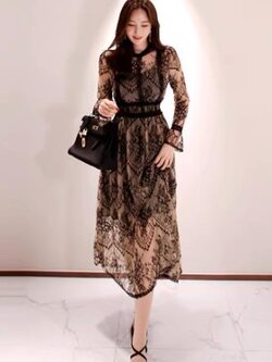 เดรสสีดำสุภาพ เรียบหรู ดูดี เหมาะกับทุกโอกาส | เดรสผู้หญิงแฟชั่นสุภาพ