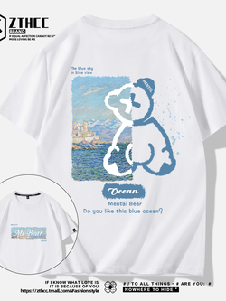 เสื้อยืดผู้ชายอ้วน S-6XLน้ำหนักผู้สวม40-135กิโลกรัมใส่ได้ ส่งฟรี