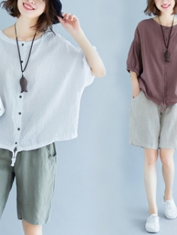 เสื้อOVERSIZE ใส่ตั้งแต่สาวผอม-สาวอวบ น้ำหนักตัว50-100กิโลกรัม
