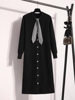 เดรสสีดำสุภาพ เรียบหรู ดูดี เหมาะกับทุกโอกาส | เดรสผู้หญิงแฟชั่นสุภาพ