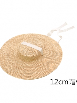 หมวกสาน หมวกสาน หมวกไปเที่ยงทะเล หมวกปานามาผู้หญิง