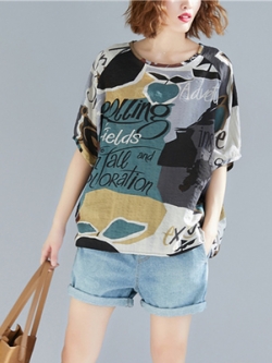 เสื้อOVERSIZE ใส่ตั้งแต่สาวผอม-สาวอวบ น้ำหนักตัว50-100กิโลกรัม