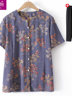 เสื้อคุณยาย เสื้อผู้วัยอายุ60-70ปี มีขนาด L-4XL(อกประมาณ35-45นิ้ว)