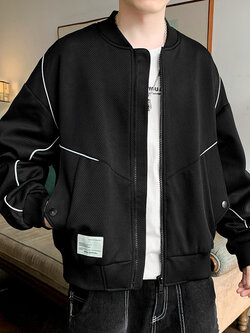 เสื้อแจ็คเก็ตเบสบอล เสื้อคลุม เสื้อแขนยาวสไตล์เกาหลี