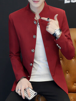 สูท Blazers ผู้ชาย เสื้อคลุมสไตล์สูท สำหรับผู้ชาย