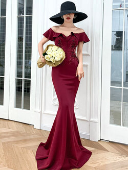 ชุดราตรี ชุดราตรีสวยหรู แบบ ทันสมัย Evening dress