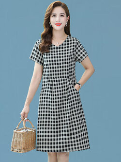 เดรสวัยผู้ใหญ่40-60ปีเดรสคุณแม่