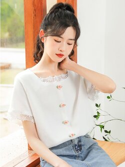 เสื้อผ้าวัยรุ่นเกาหลี เสื้อยืดวัยรุ่นผู้หญิง มีขนาด S M L XL