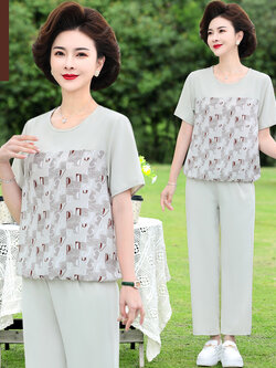 เสื้อผ้าคุณแม่วัย 60 เสื้อคนแก่ผู้หญิงวัย60