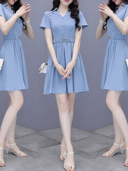 ชุดเดรสสั้น ชุดเดรสสั้นลายดอก ชุดเดรสสั้นวัยรุ่น