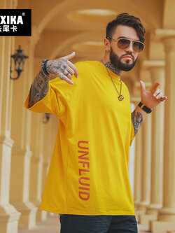 เสื้อยืดผู้ชายอ้วน S-5XL(อกเสื้อ39-51นิ้ว)