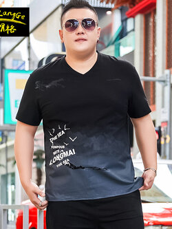 เสื้อยืดผู้ชายอ้วน S-5XL(อกเสื้อ39-51นิ้ว)