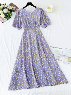 เดรสชีฟอง เดรสลายดอกไม้ Fairy House